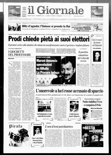 Il giornale : quotidiano del mattino